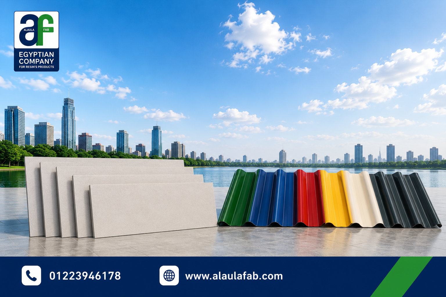 ألواح الفيبر جلاس المعرجة والمسطحة في مصر: الحل الذكي للمشروعات الصناعية والتجارية | العلا فاب