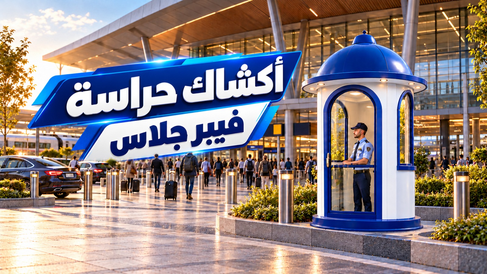 أكشاك حراسة الفيبر جلاس من العلا فاب: حماية متينة وحلول عصرية للمشروعات